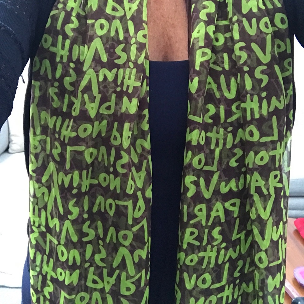 Louis Vuitton Stephen Sprouse Graffiti Scarf